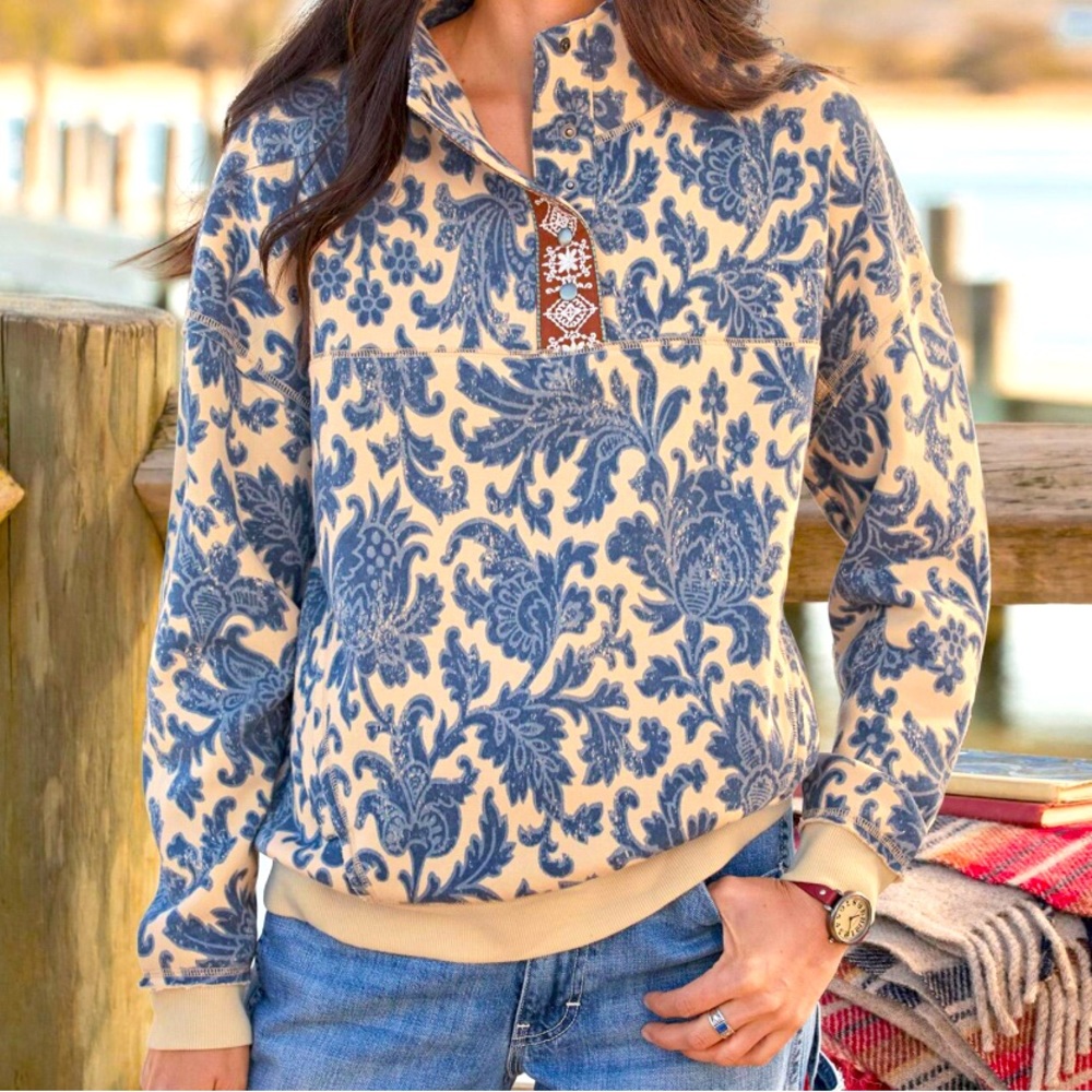 Romilly Tapestry Sweatshirt. New with tags from Sundance.